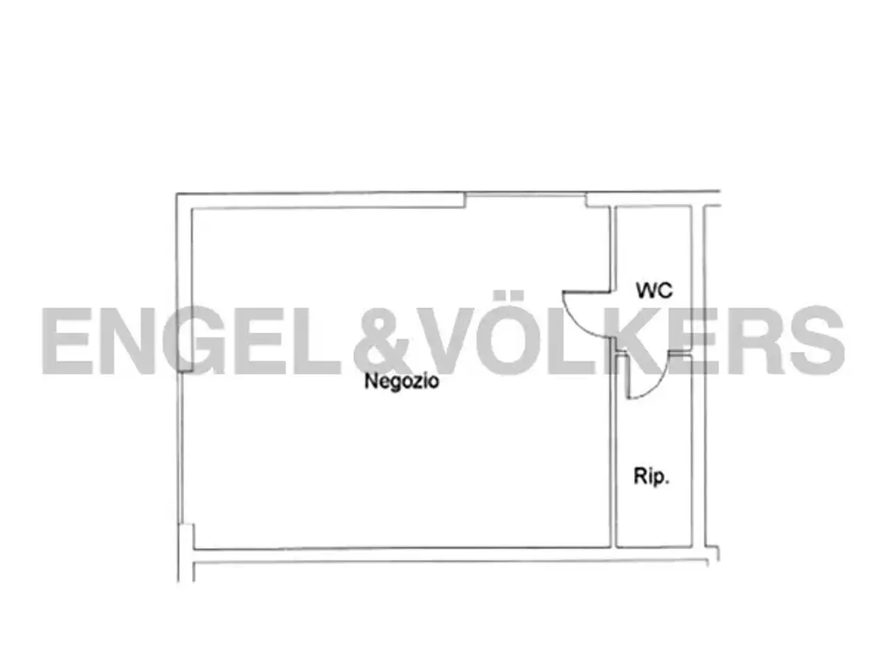 Negozio in Via dei Pini, Fonte Nuova, {3} - Planimetria 1