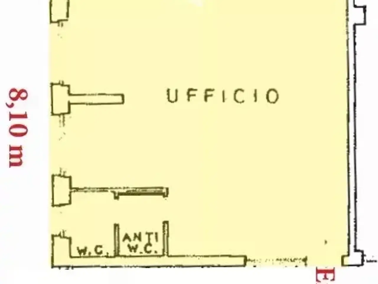 Ufficio in Via Maso della Pieve, Bolzano, {3} - Planimetria 1