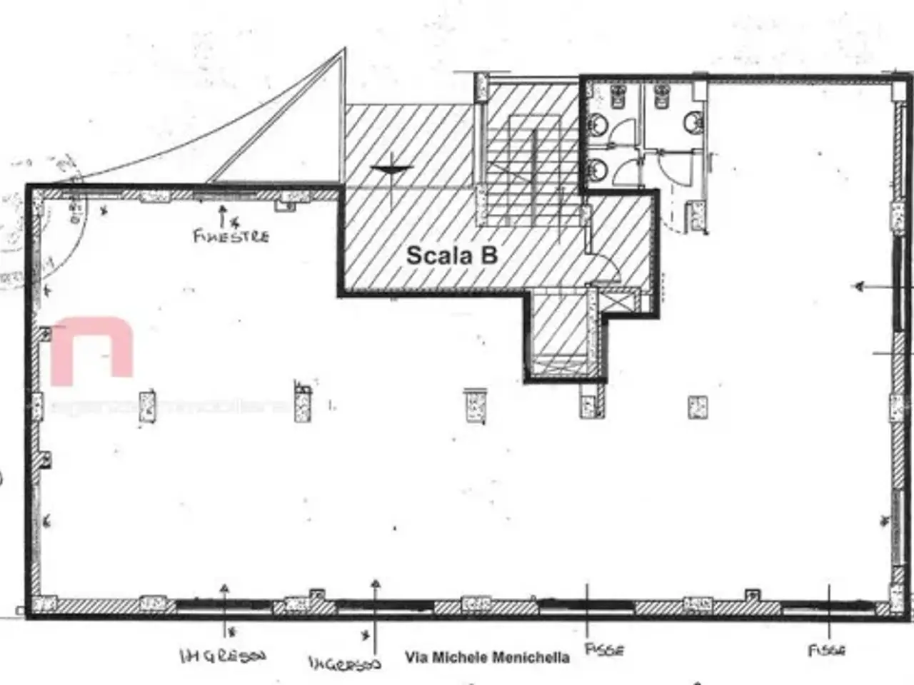 Negozio in Via Michele Menichella, Foggia, {3} - Planimetria 1