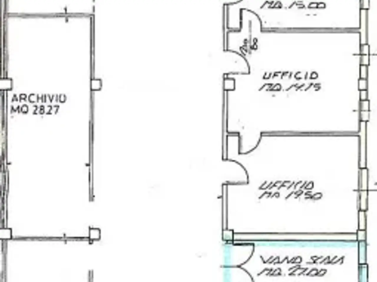 Ufficio in Via F. Petrarca 37, Piove Di Sacco, {3} - Planimetria 1