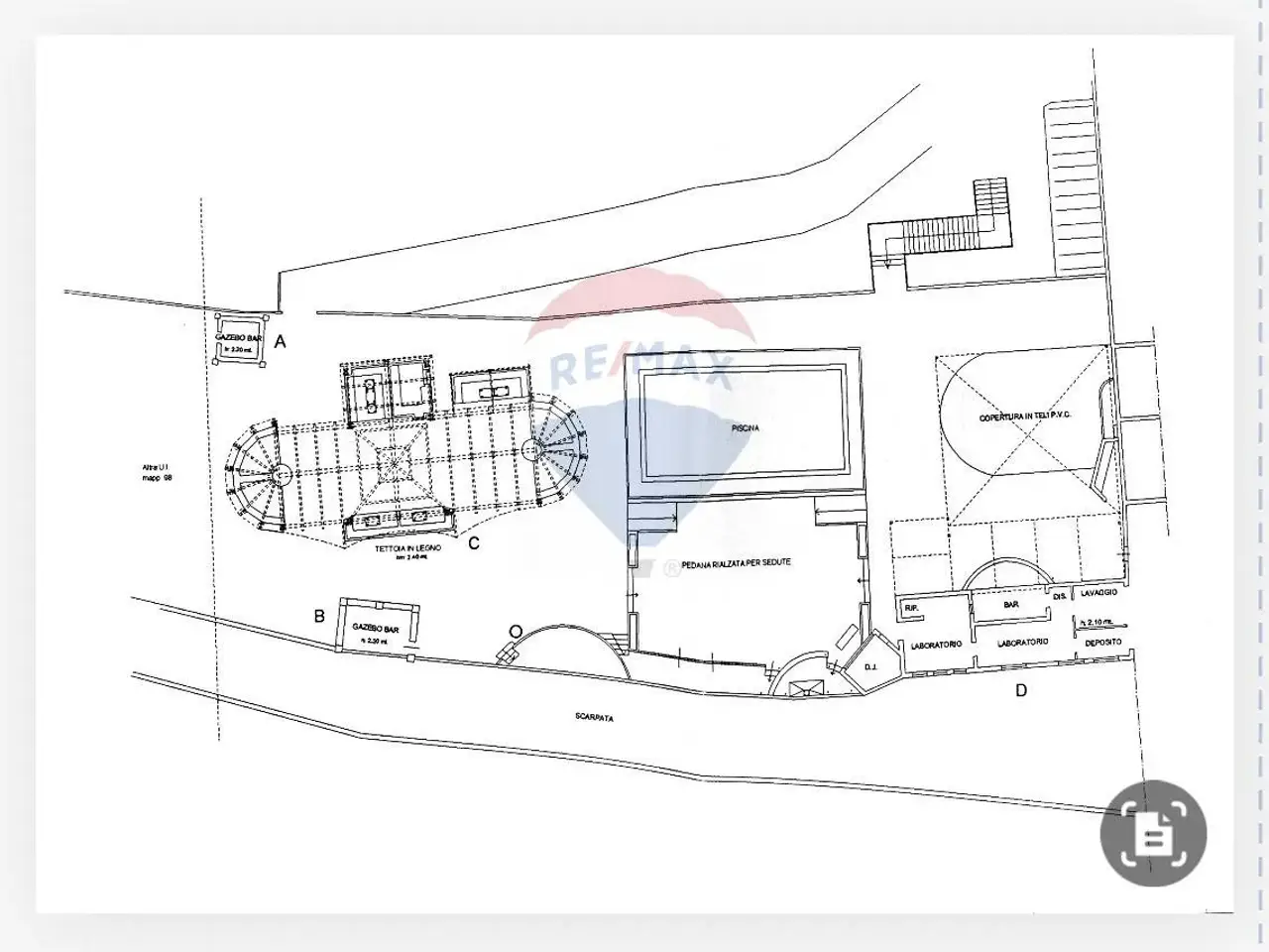Negozio in Via Matildica 12, Quattro Castella, {3} - Planimetria 1