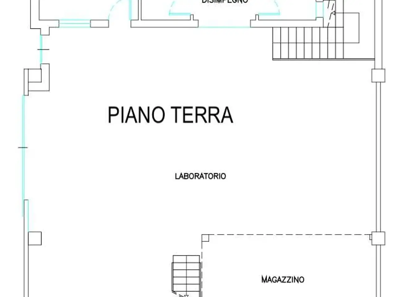 Capannone in dell'Industria, Brugine, {3} - Planimetria 1