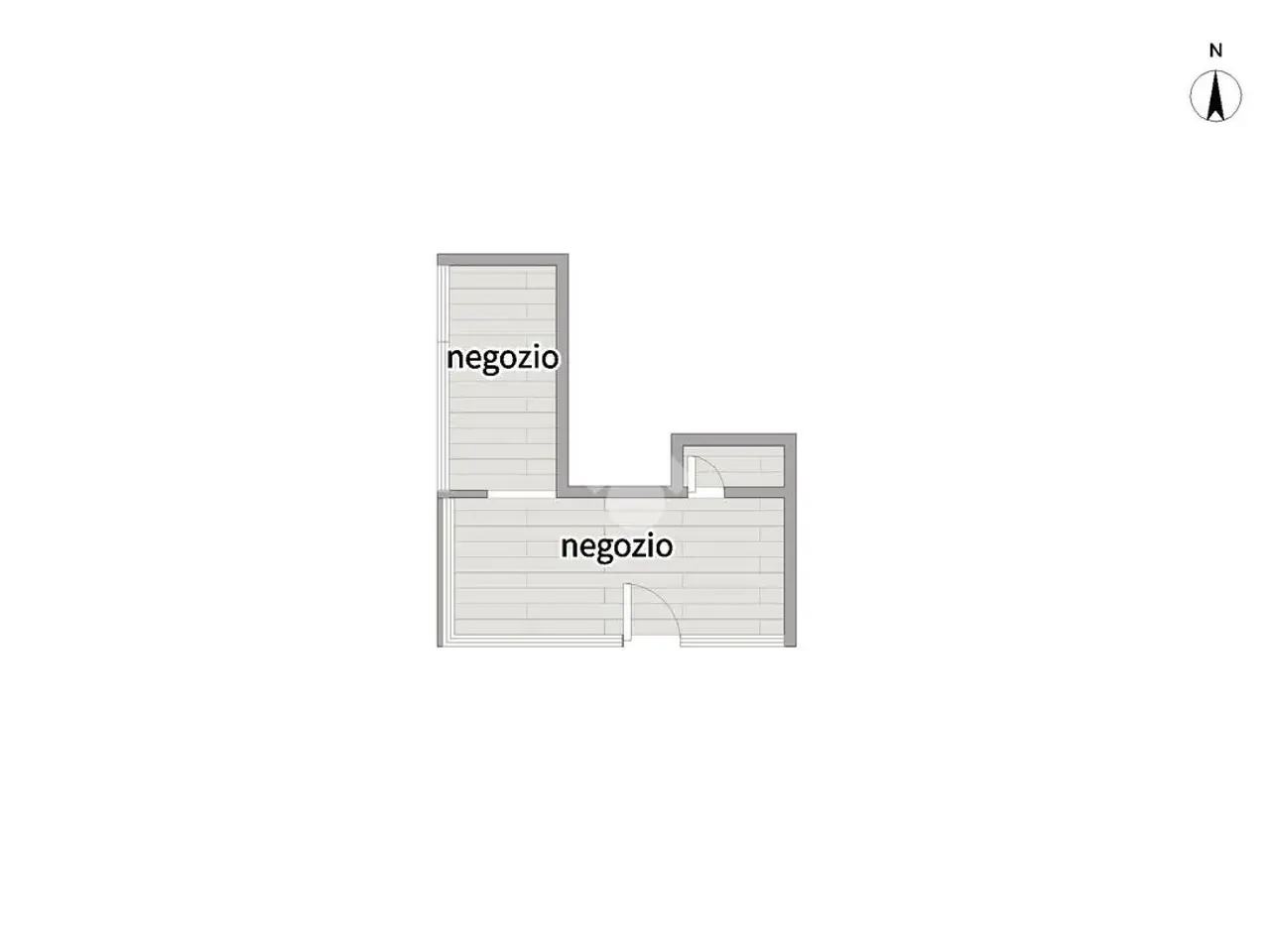 Negozio in Via Don G. Valsecchi 13, Sovere, {3} - Planimetria 1