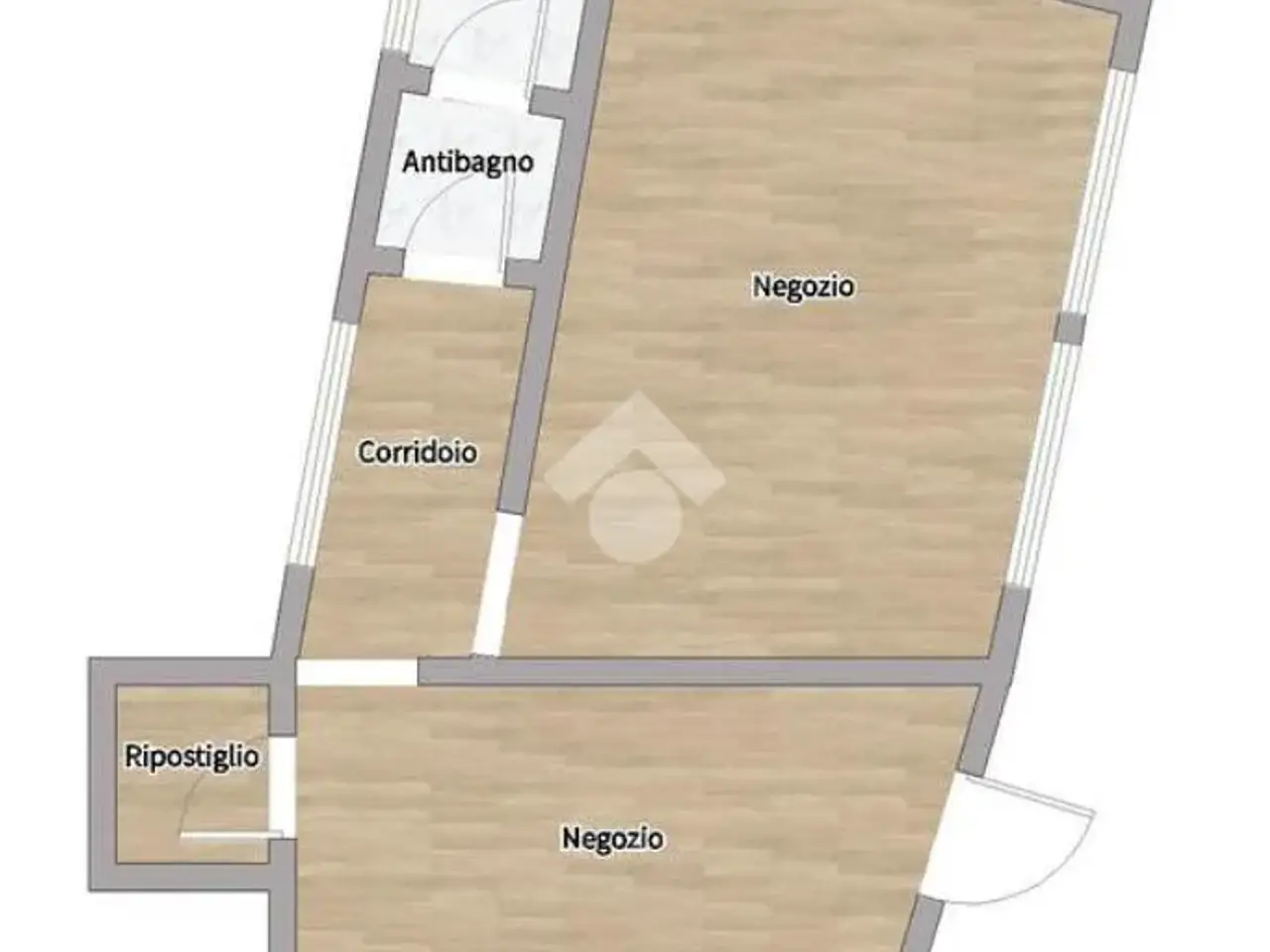 Negozio in Via San Fermo 3, Padova, {3} - Planimetria 1