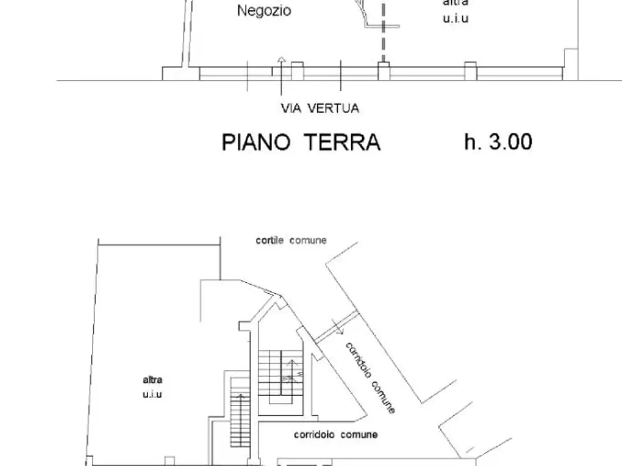 Negozio in Via Vertua a. 3, Nova Milanese, {3} - Planimetria 1