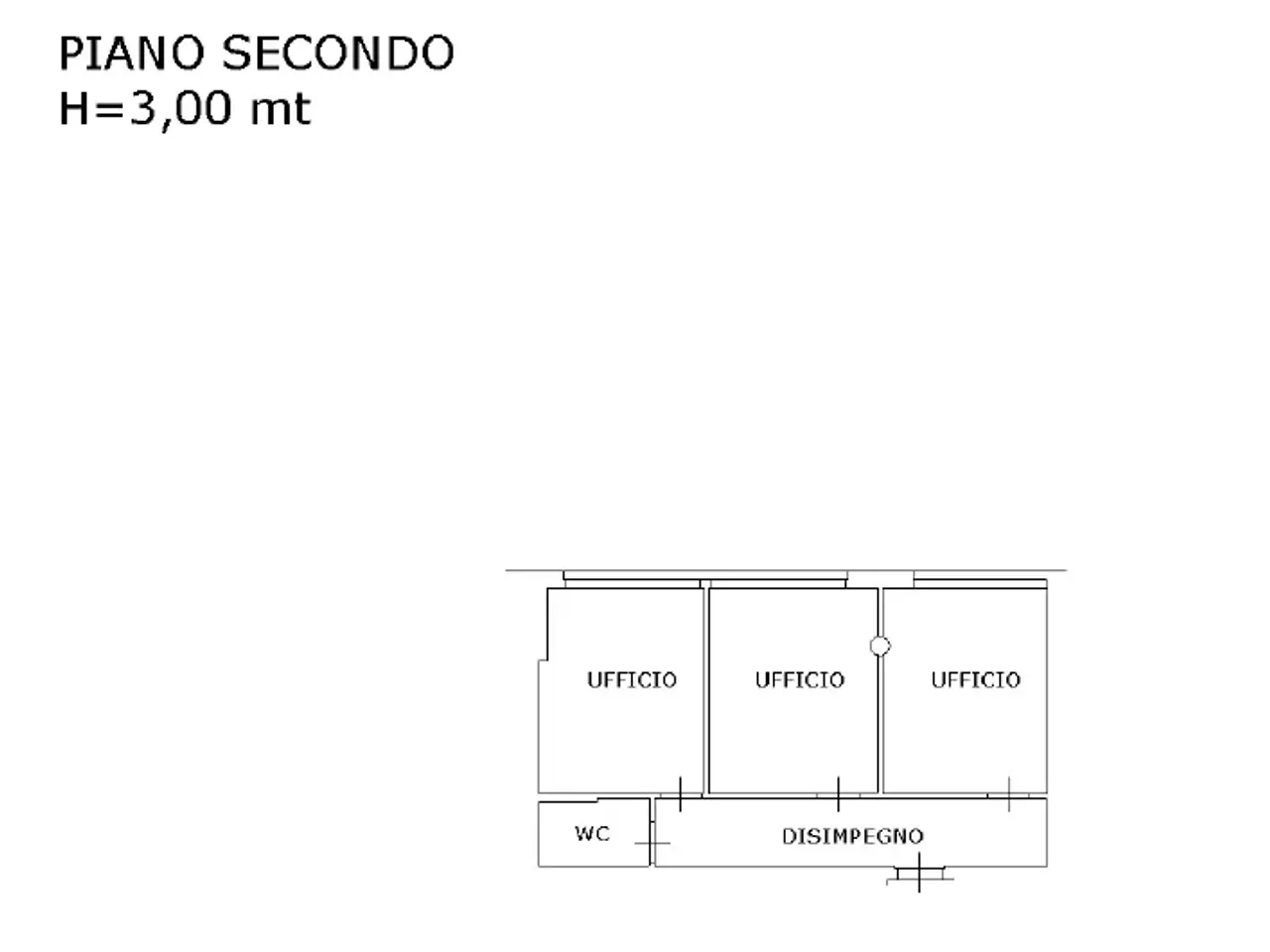 Ufficio in Via Vincenzo Nardi, Pistoia, {3} - Planimetria 1