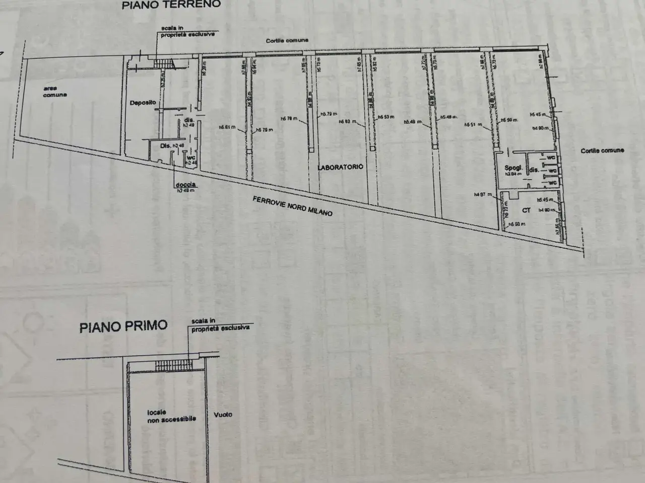 Capannone in Via Guadenzio Ferrari  1, Saronno, {3} - Planimetria 1