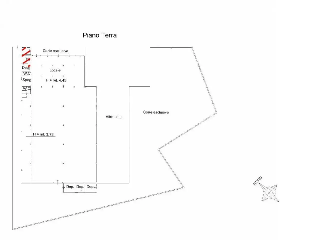 Negozio in Via Panoramica 29  45, Lanciano, {3} - Planimetria 1