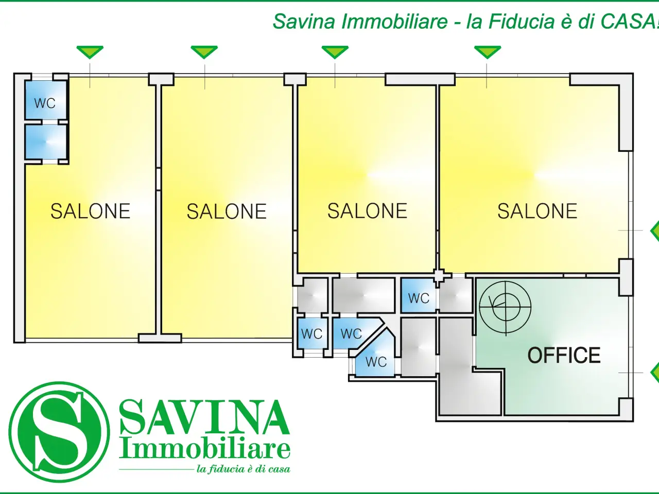 Negozio in Via Pollenza 49, Roma, {3} - Planimetria 1