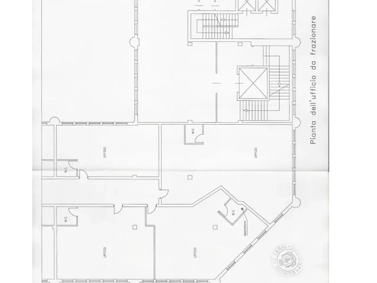 Ufficio in Via Montefiorino 10, Terni, {3} - Planimetria 1
