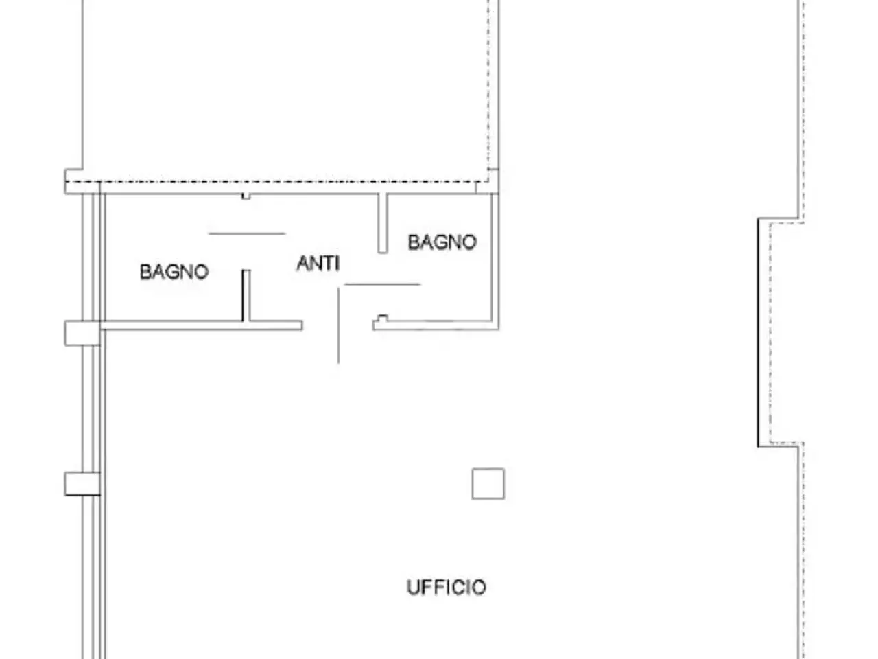 Ufficio in Corso Stati Uniti 4, Padova, {3} - Planimetria 1