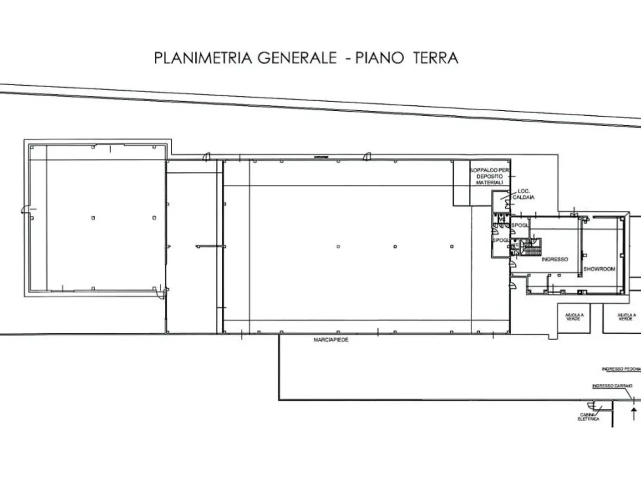Capannone in Viale Alessandro Volta 8, Fombio, {3} - Planimetria 1
