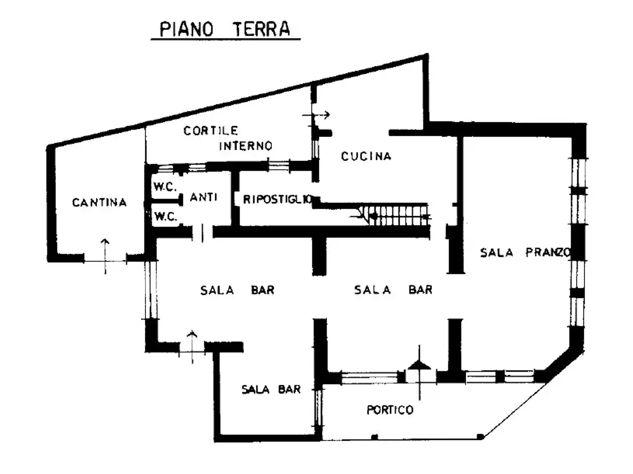 Bar in Via Bomba, Cinto Euganeo, {3} - Planimetria 1