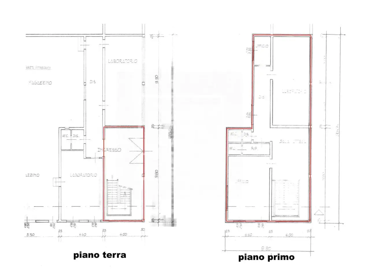 Ufficio in Via Francesco Santi 8, Cavriago, {3} - Planimetria 1