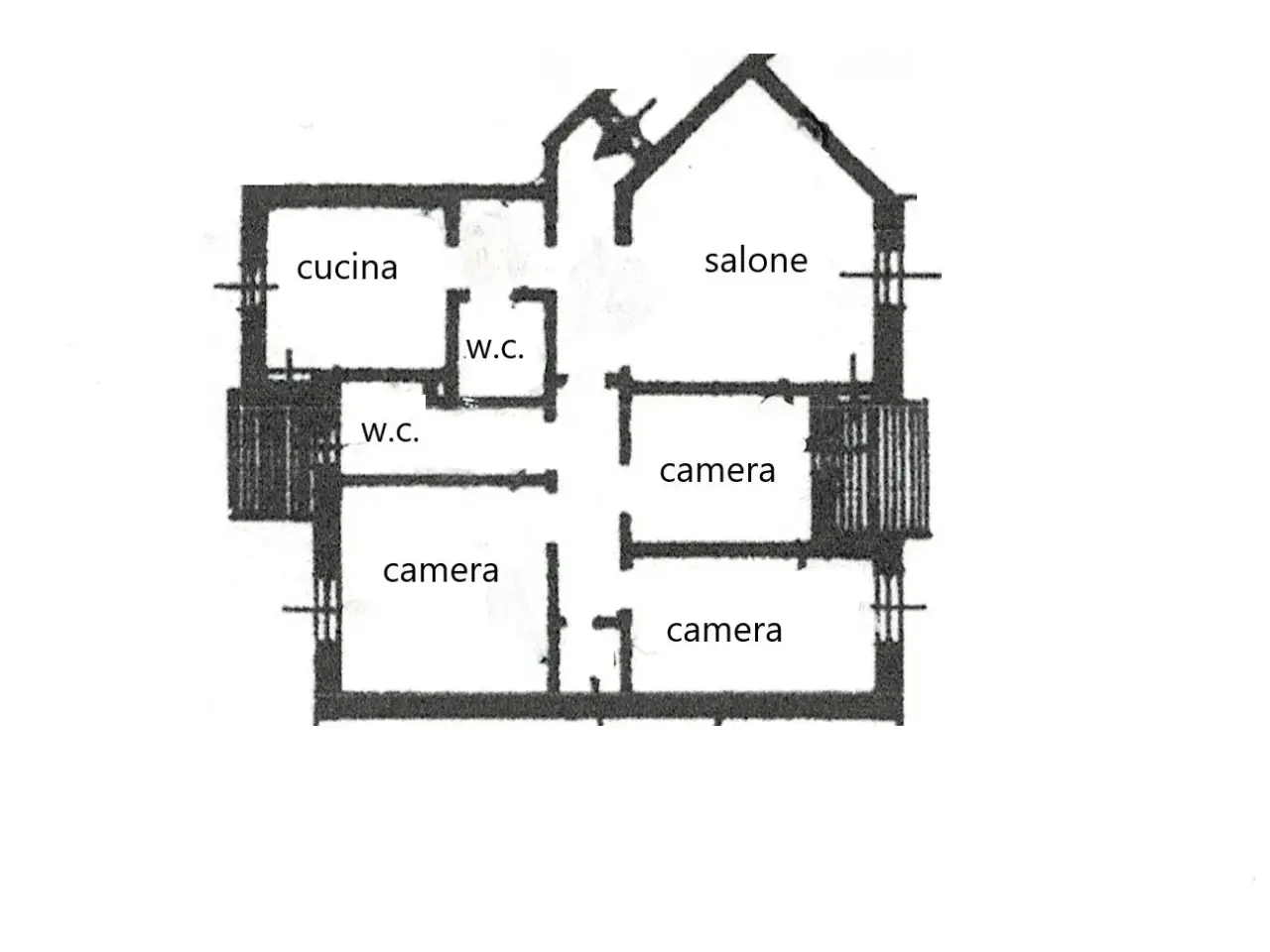 Quadrilocale in Via Leonardo da Vinci, Vignate - Planimetria 1