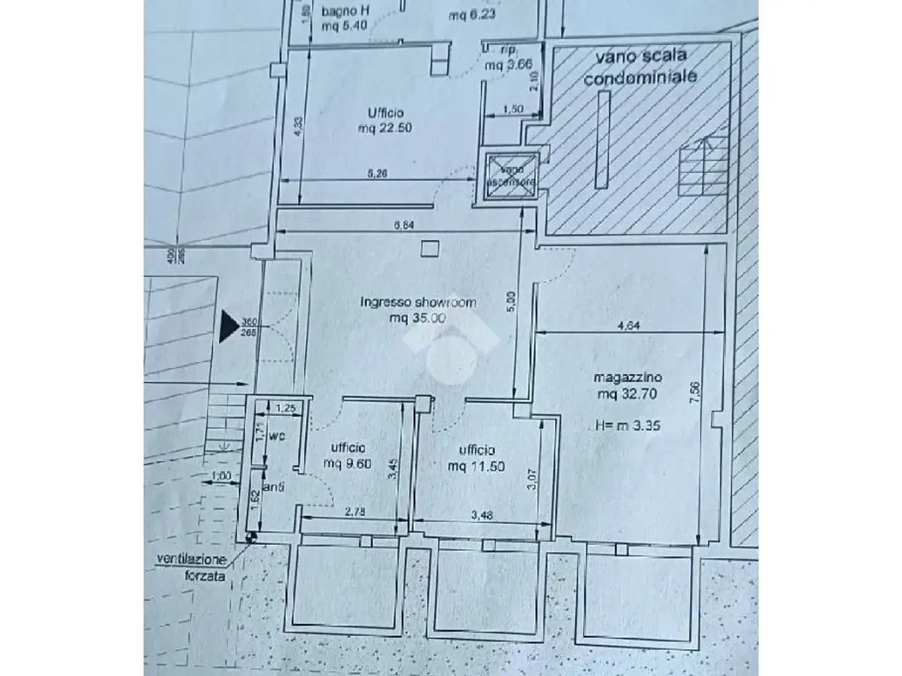 Negozio in Via a. Cristofoli 11, Verona, {3} - Planimetria 1