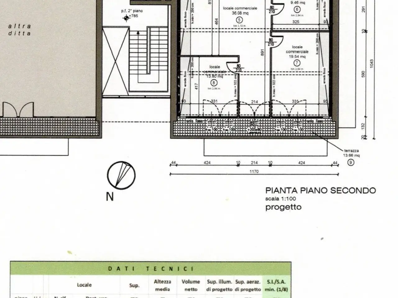 Negozio in Via Noalese 61n, Treviso, {3} - Planimetria 1