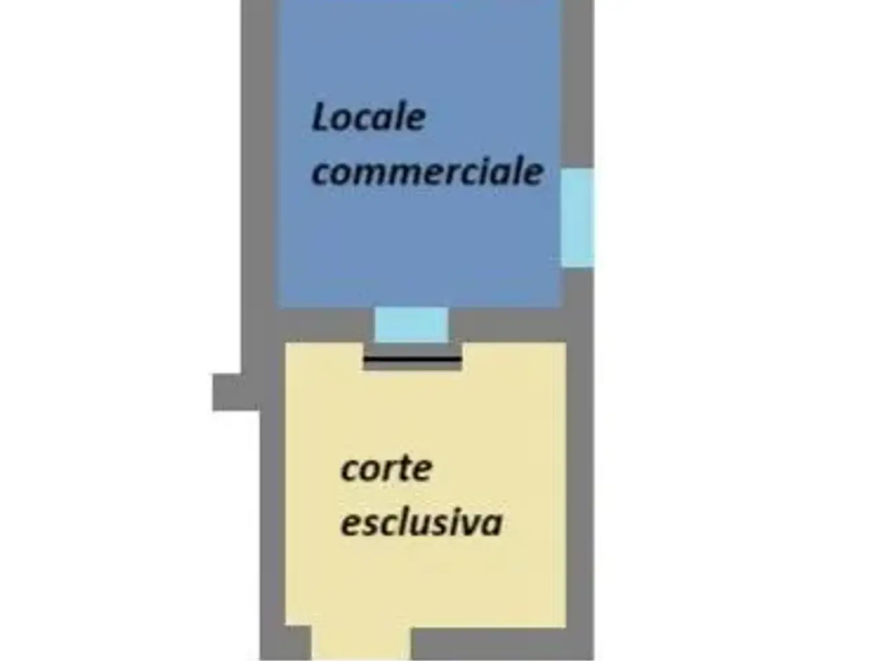 Negozio in Via Concezine, Caserta, {3} - Planimetria 1