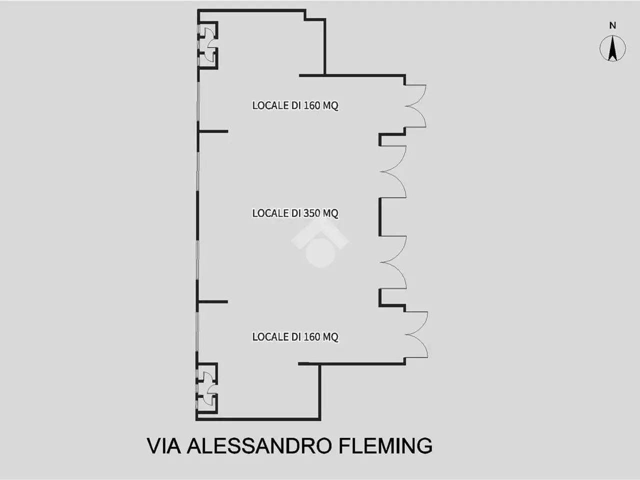 Negozio in Via Alessandro Fleming 1, Artena, {3} - Planimetria 1