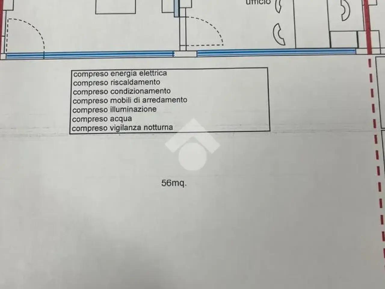 Ufficio in Via Maestri del Lavoro, Forli', {3} - Planimetria 1