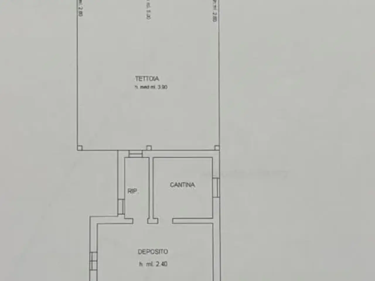 Magazzino in Via Ronzanin, Palazzolo Dello Stella, {3} - Planimetria 1