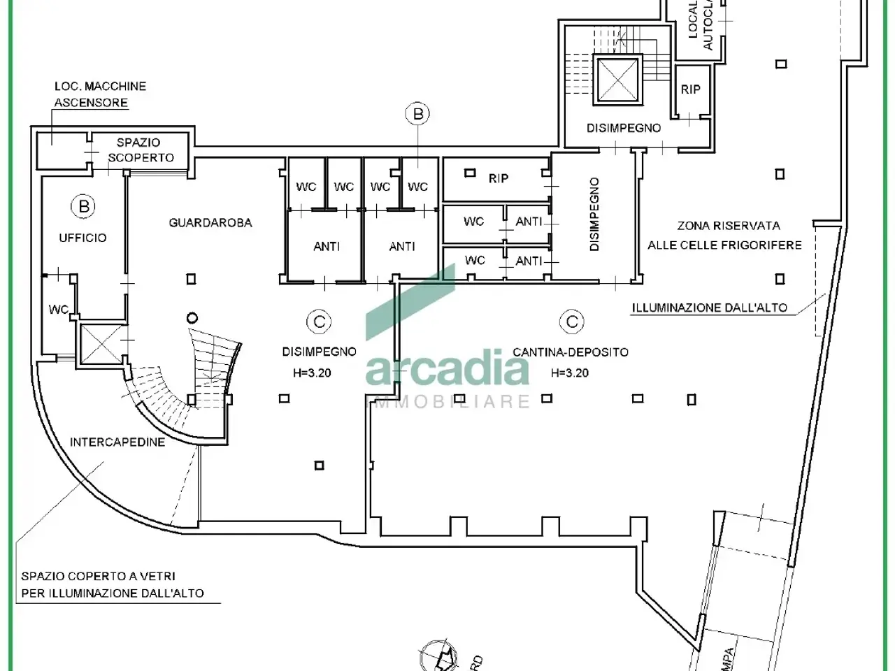 Palazzina commerciale in Strada Vicinale Vecchia di Matera 369, Gioia Del Colle, {3} - Planimetria 1