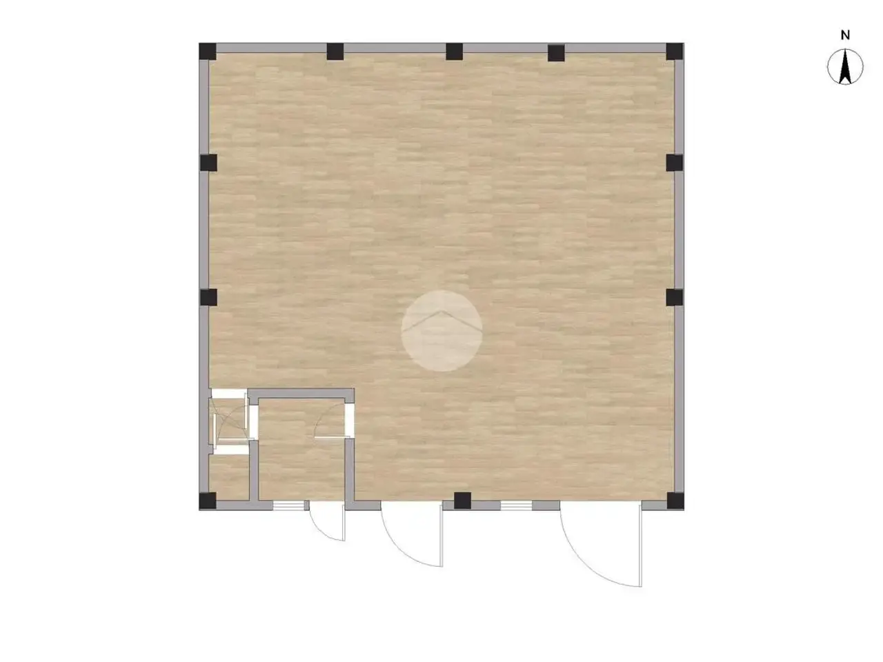 Capannone in Via Ponte Rosso, Dello, {3} - Planimetria 1