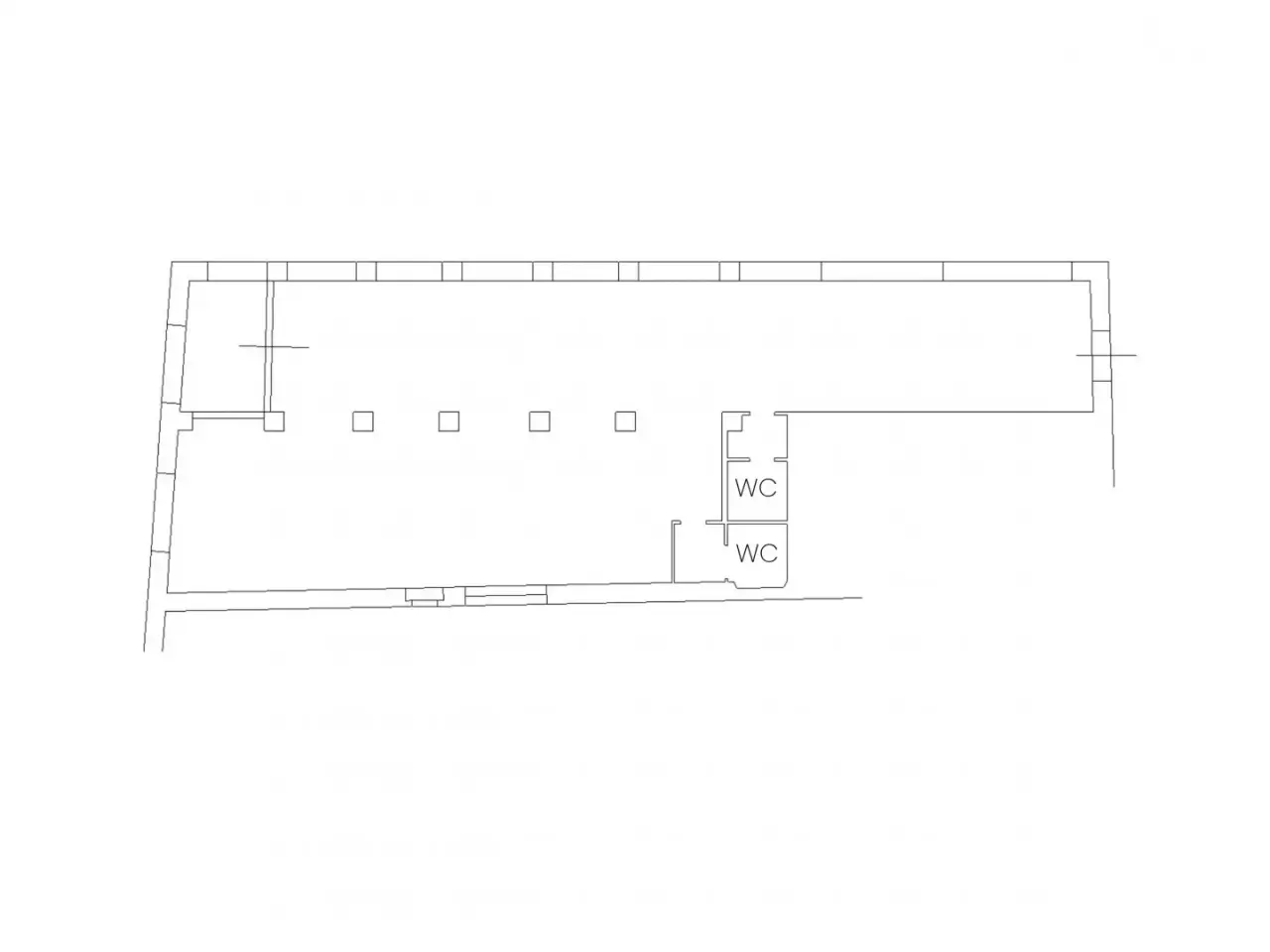 Negozio in Via Vittorio Meneghini 10, Foligno, {3} - Planimetria 1