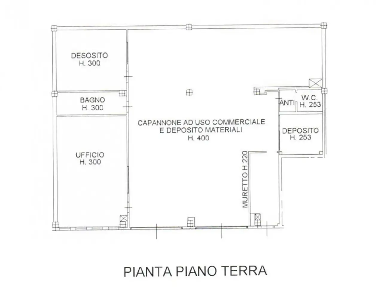 Capannone in Via Romagna, Cesena, {3} - Planimetria 1