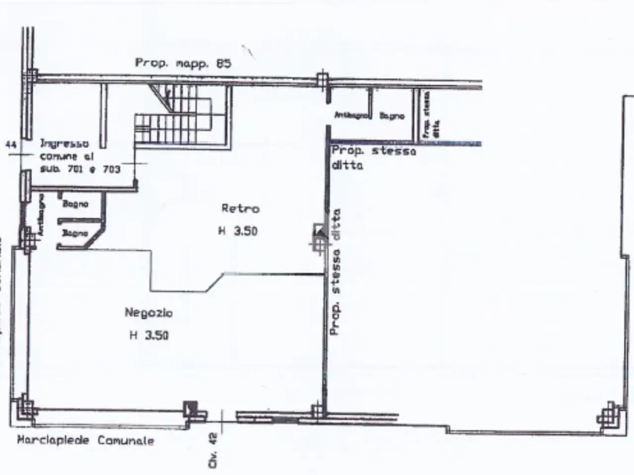 Ufficio in Via Albert Einstein, Cassano D'Adda, {3} - Planimetria 1