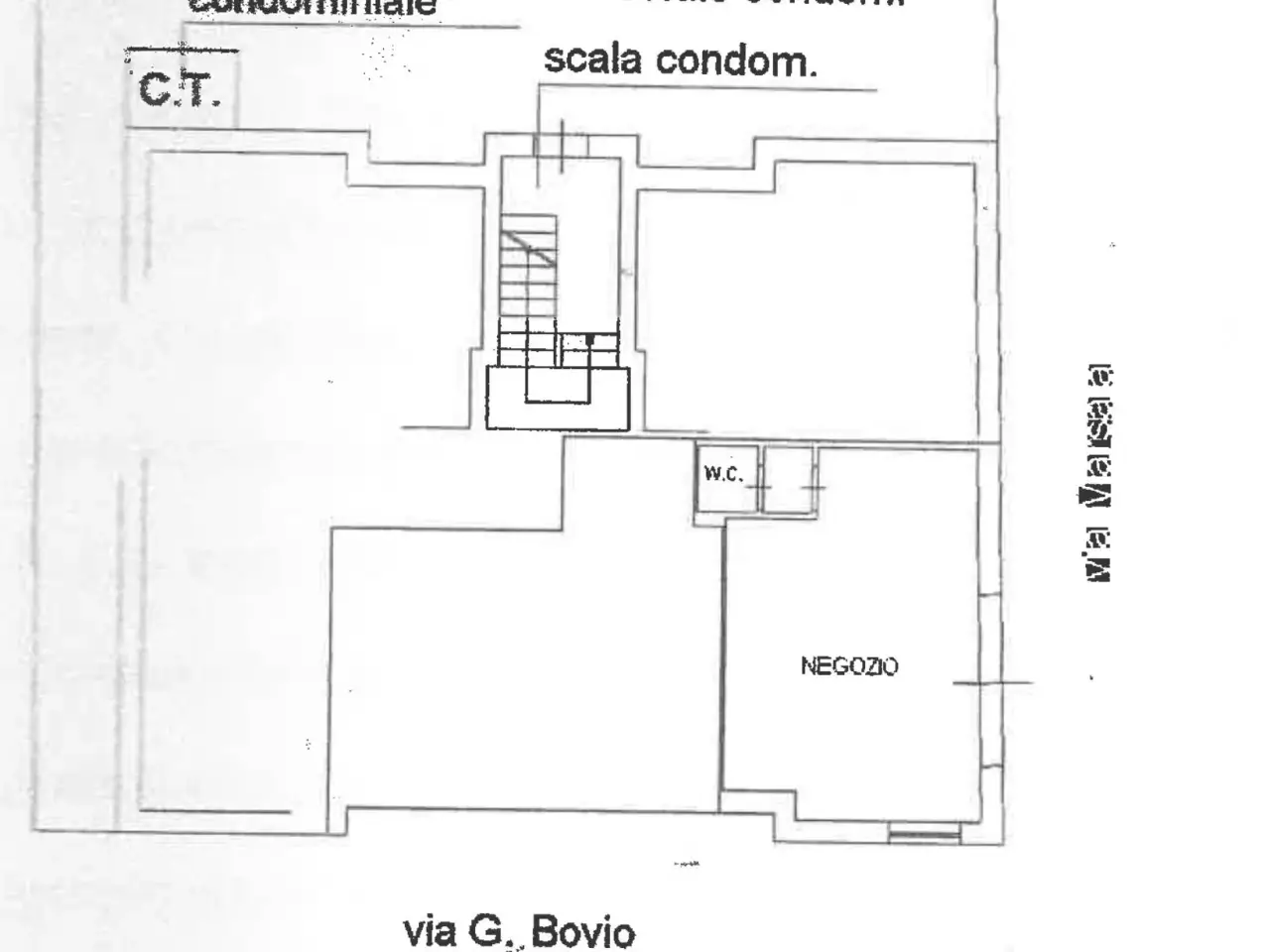Negozio in Via Marsala 55, San Benedetto Del Tronto, {3} - Planimetria 1