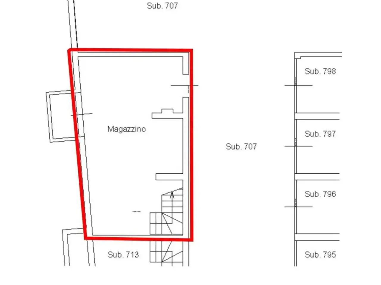 Magazzino in Via Regina Margherita 10/a, Gorlago - Planimetria 1