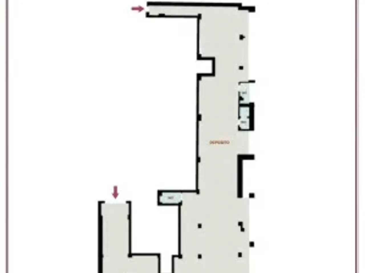 Magazzino in Piazza Francesco Muzii, Napoli, {3} - Planimetria 1