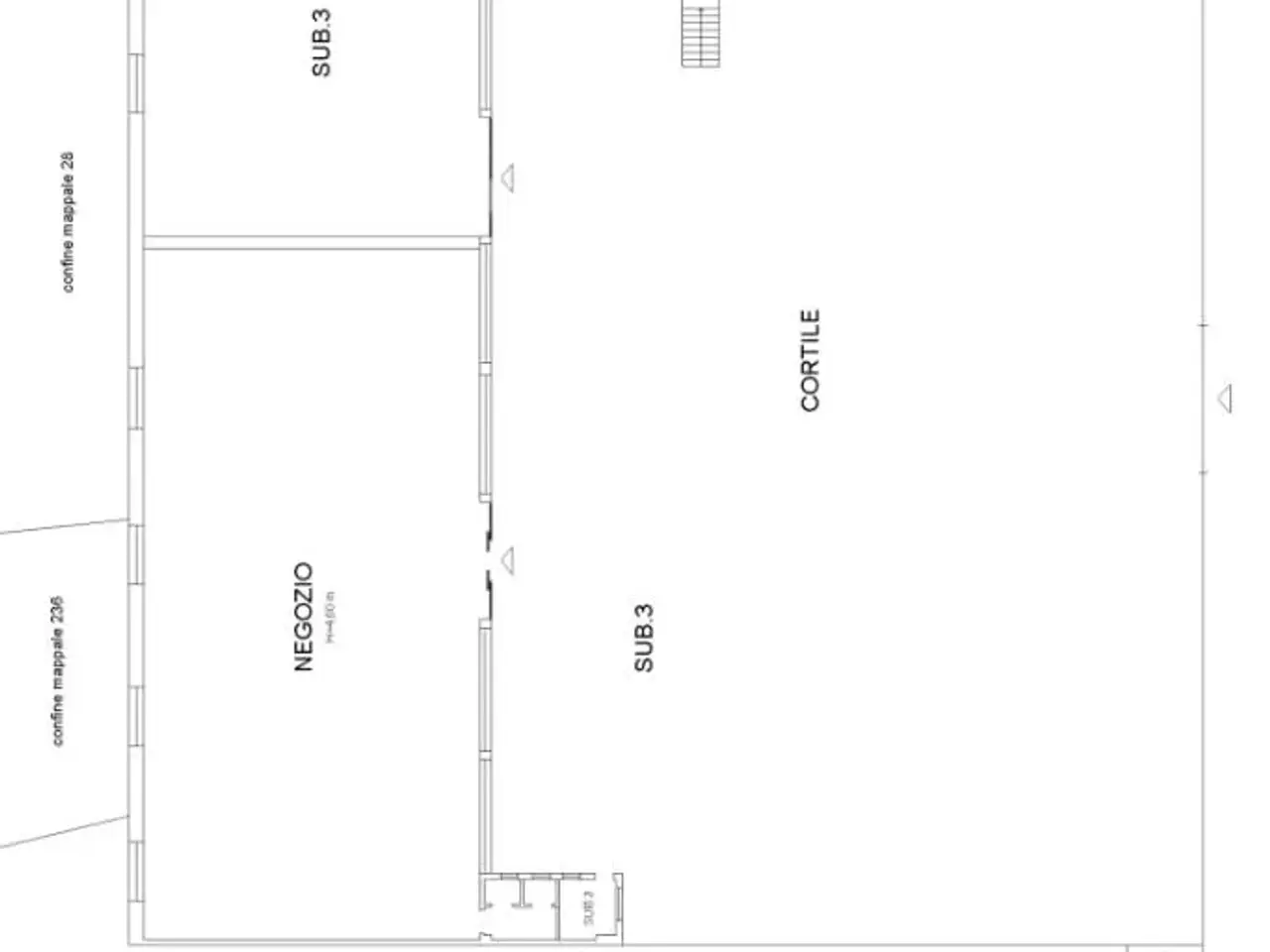 Negozio in Via XXV Aprile 152, Nichelino, {3} - Planimetria 1