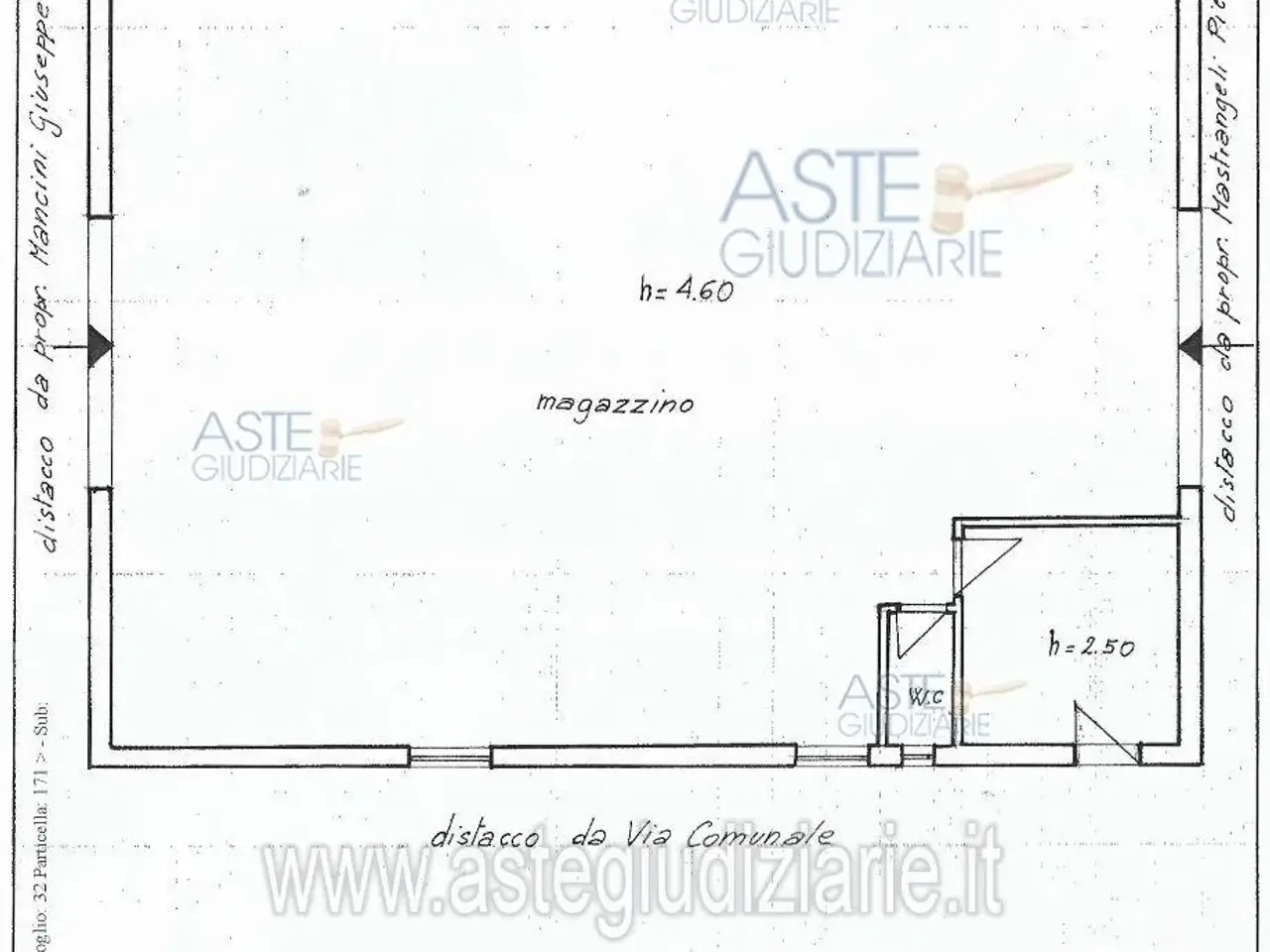 Garage in Via Ponte del Colle, 21, 00031 Artena Rm, Italia 21, Artena, {3} - Planimetria 1