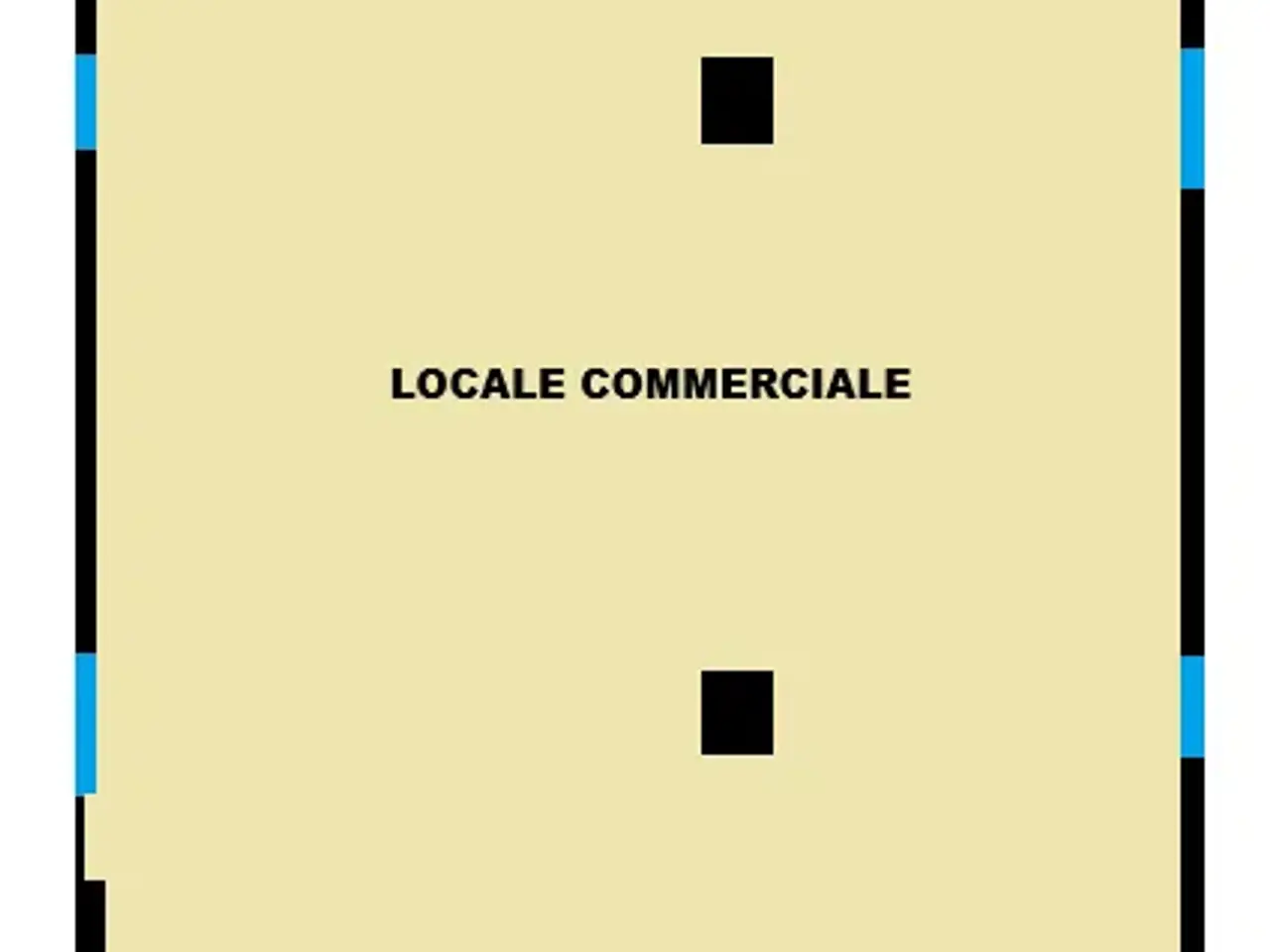 Negozio in Via Alessandro Volta 9, Portico Di Caserta, {3} - Planimetria 1