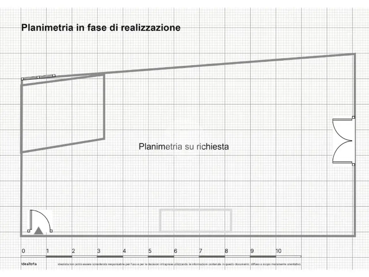 Negozio in Via V. Emanuele II 17, Roncadelle, {3} - Planimetria 1