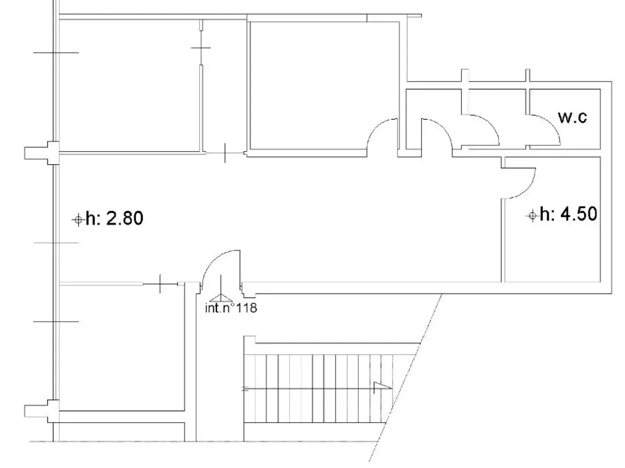 Ufficio in Viale di Valle Aurelia 118, Roma, {3} - Planimetria 1
