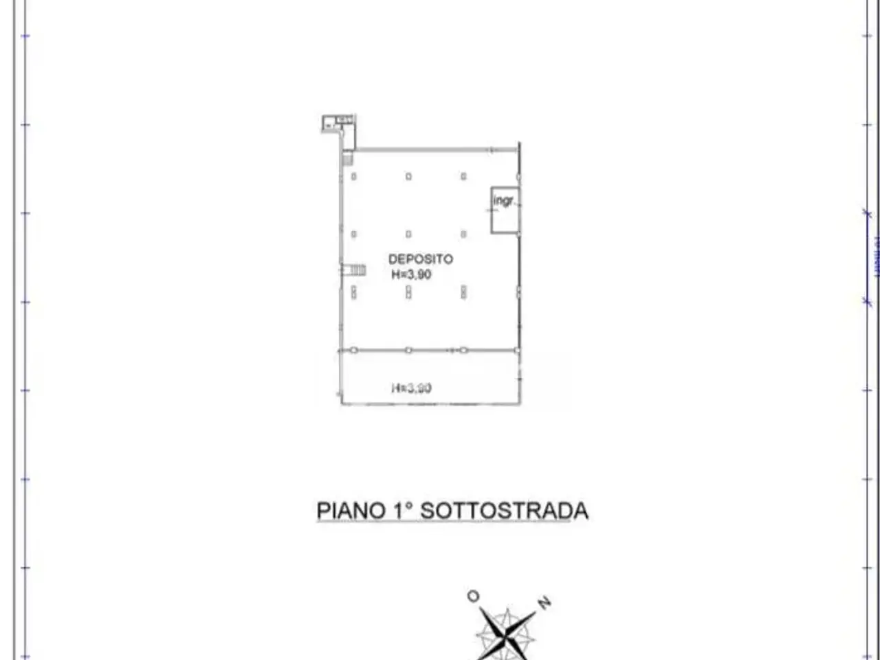 Capannone in Via Mario Rapisardi 12, Motta Sant'Anastasia, {3} - Planimetria 1