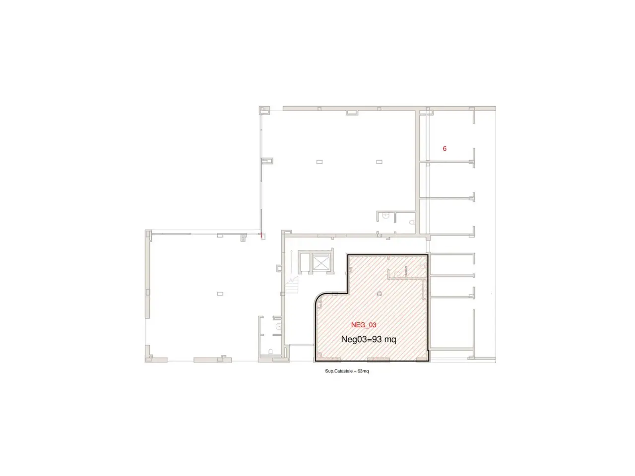 Negozio in , Cecina, {3} - Planimetria 1