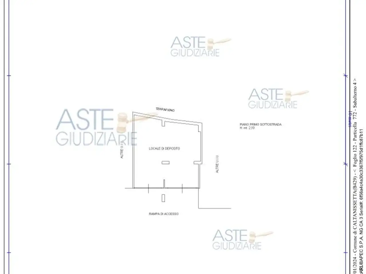 Deposito in Via Vassallo Ernesto, 28, 93100 Caltanissetta CL, Italia 28, Caltanissetta, {3} - Planimetria 1