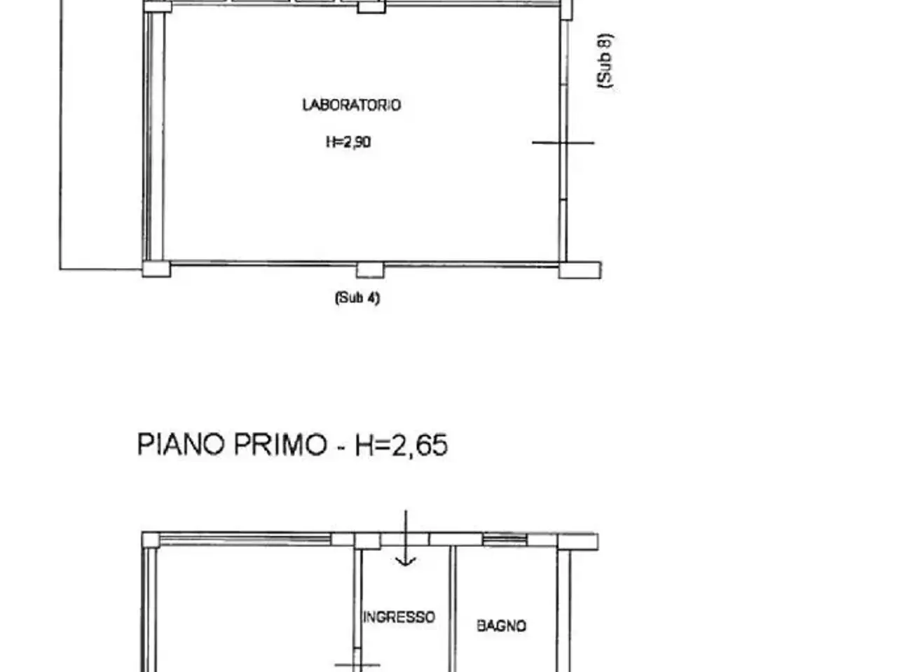 Capannone in Capannone Via Sant'Angelo 10, Boville Ernica, {3} - Planimetria 1