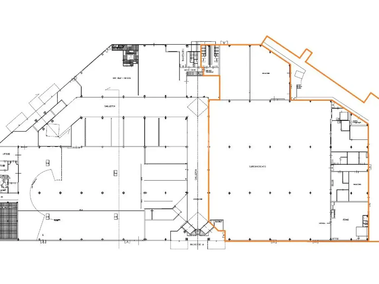 Negozio in Ss 9 Via Emilia 1, Guardamiglio, {3} - Planimetria 1