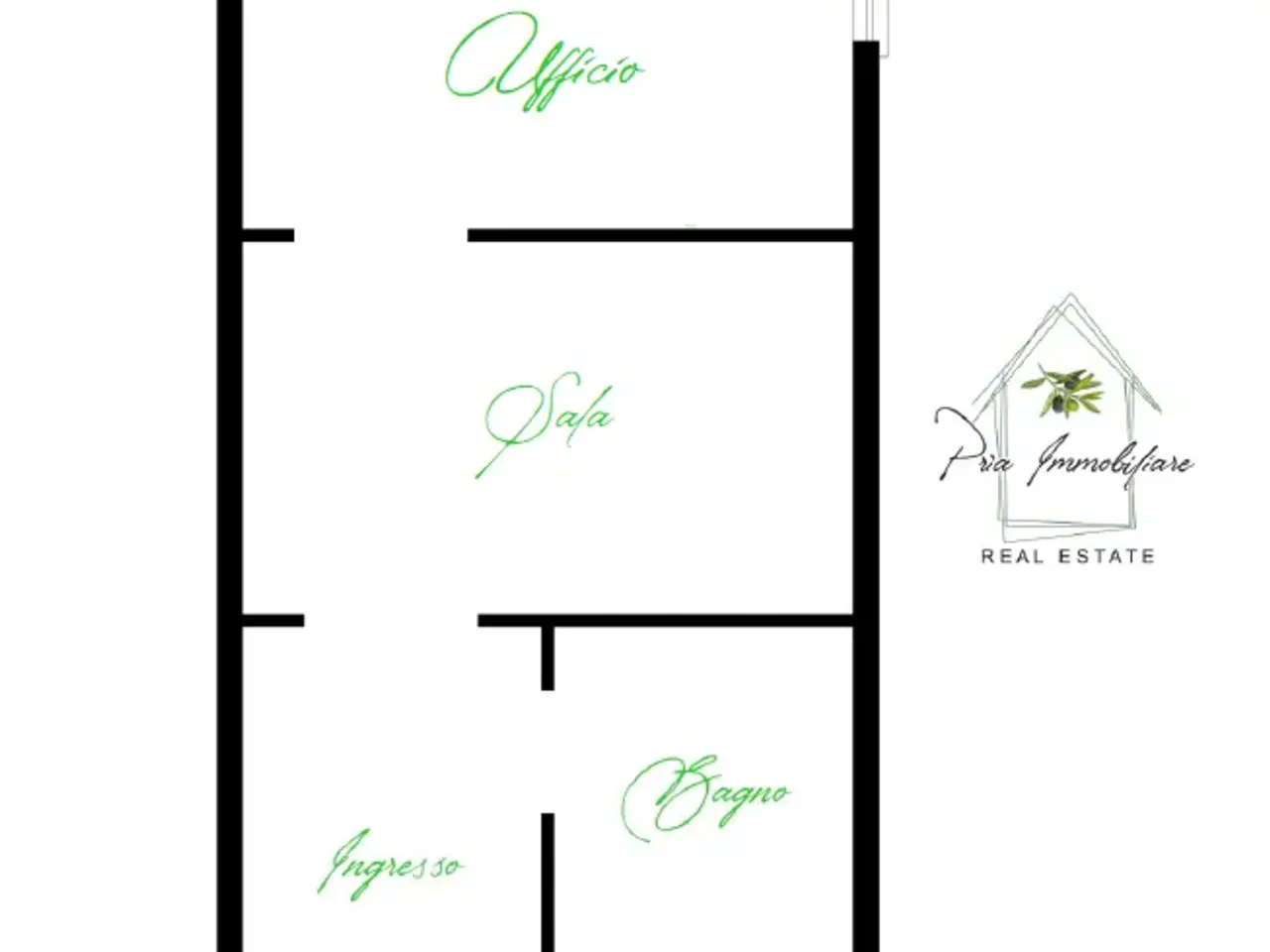 Ufficio in Corso Giacomo Matteotti, Rapallo, {3} - Planimetria 1