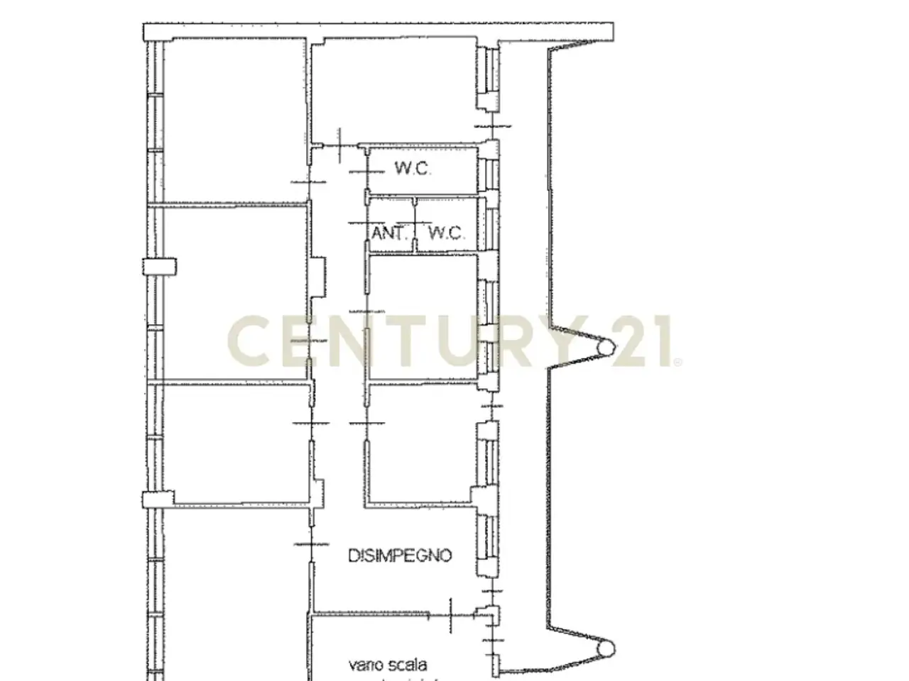 Ufficio in Corso Sicilia 64, Catania, {3} - Planimetria 1