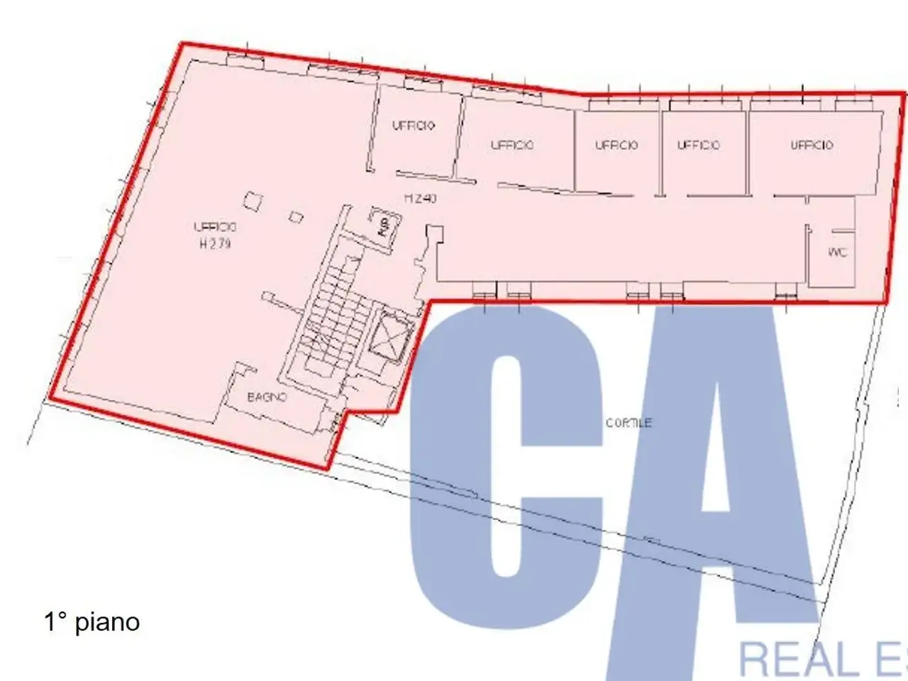 Ufficio in Piazza Cordusio, Milano, {3} - Planimetria 1