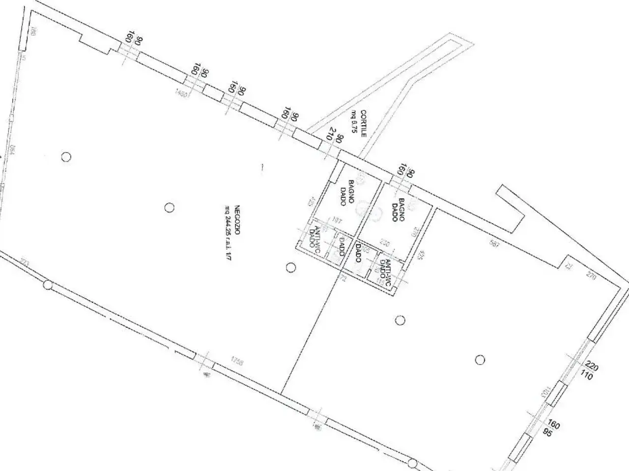 Negozio in Via XX Settembre 5, Carpenedolo, {3} - Planimetria 1