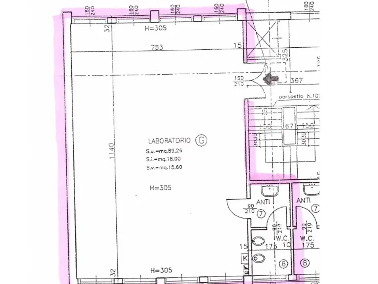 Capannone in Via dei Ciliegi 2, San Lazzaro Di Savena, {3} - Planimetria 1