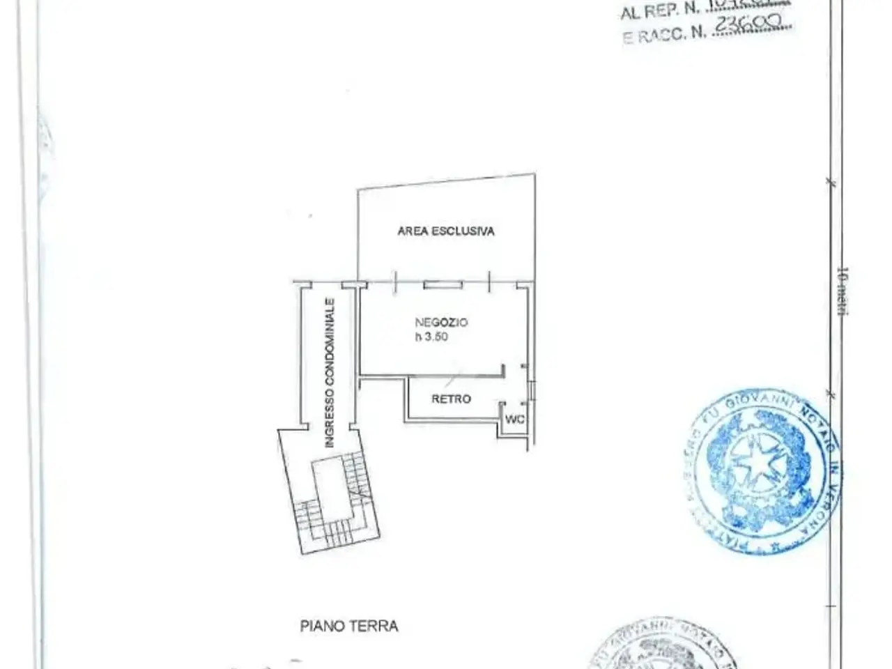 Negozio in Via Sansovino 3, Verona, {3} - Planimetria 1