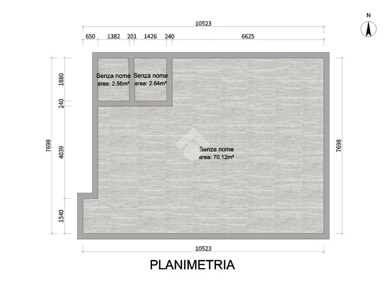 Negozio in Via Longo P. B. 22, Curtarolo, {3} - Planimetria 1